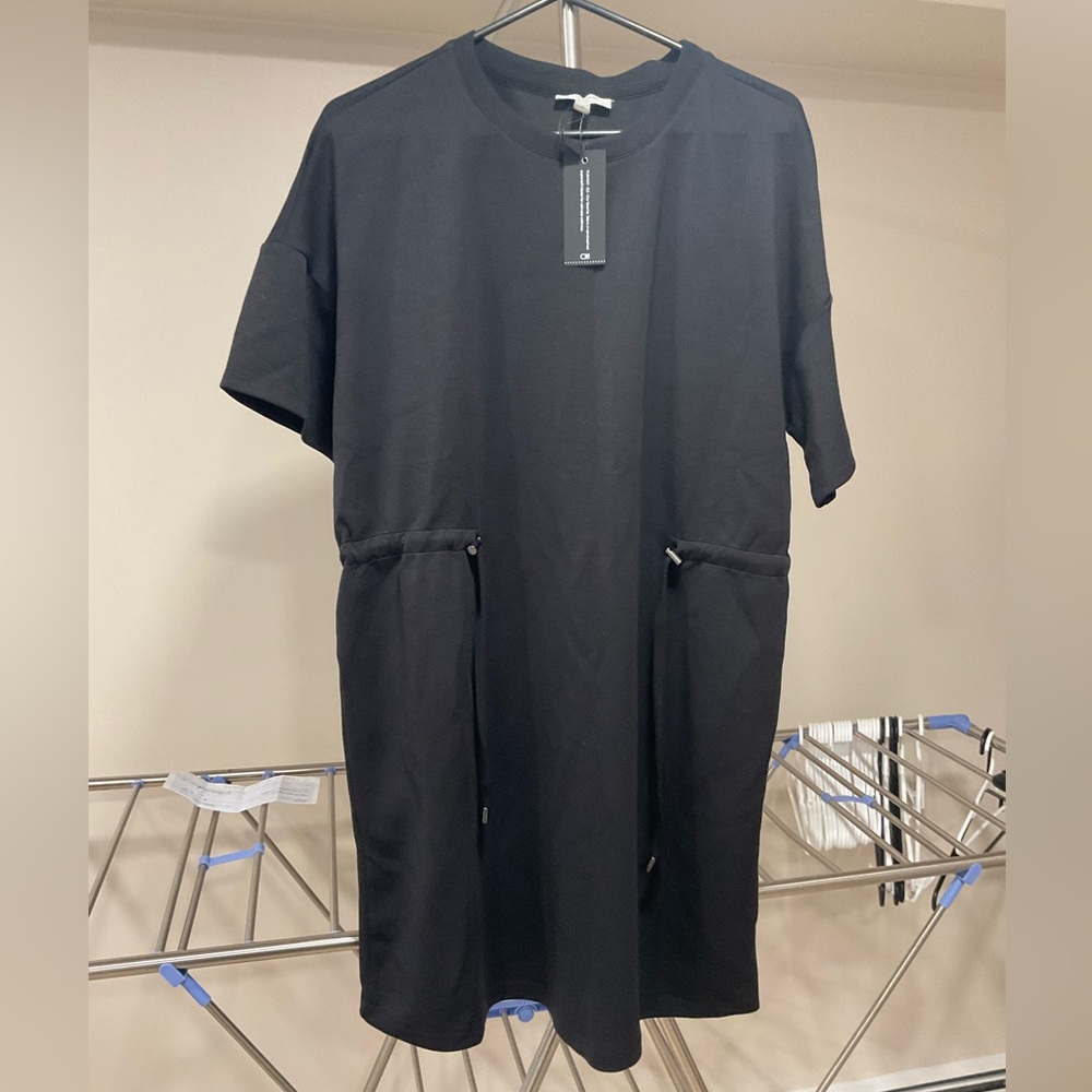 Cable and gauge black scuba tunic
